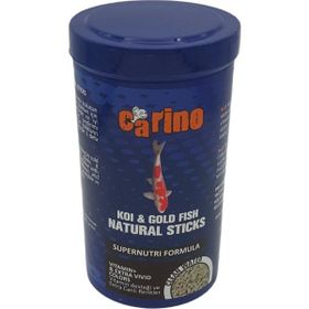 Carino Koi & Goldfish Natural Sticks Koi ve Japon 1000 ml Balık Yemi