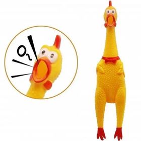 Carino Medium 30 cm Öten Tavuk Köpek Oyuncağı