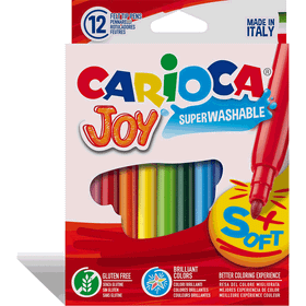 Carioca 12'li Joy Süper Yıkanabilir Keçeli Boya Kalemi