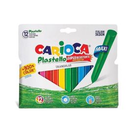 Carioca 12'li Jumbo Yıkanabilir Pastel Boya Kalemi