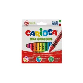 Carioca 24'lü Wax Maxı Yıkanabilir Pastel Boya Kalemi