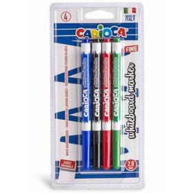Carioca 4 Renk 2.8 mm Beyaz Tahta Kalemi