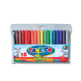 Carioca 40566 18'li Jumbo Keçeli Boya Kalem Seti