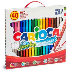 Carioca 41257 Jumbo Süper 40'lı Yıkanabilir Keçeli Kalem