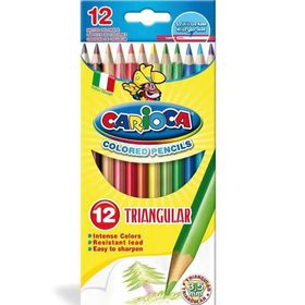Carioca 42515 Üçgen 12'li Kuru Boya Kalemi