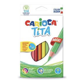 Carioca 42789 12'li Tita Maxi Kuru Boya Kalemi