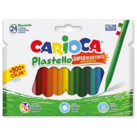 Carioca 42880 Üçgen 24 Renk Yıkanabilir Pastel Boya