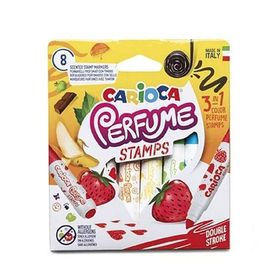 Carioca 42988 8 Renk Kokulu Damgalı Jumbo Keçeli Kalem