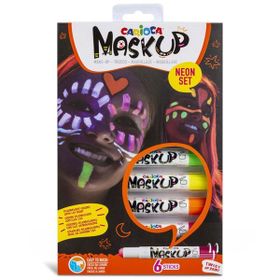 Carioca 43156 Neon 6 Renk Mask Up Yüz Boyası