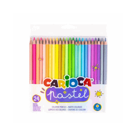 Carioca 43310 Pastel Renk 24 Renk Kuru Boya
