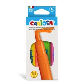 Carioca 4'lü Neon Fosforlu İşaretleme Kalem Seti