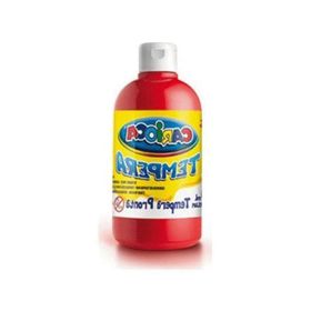 Carioca 500 ml Kırmızı Guaj Boya (Süper Yıkanabilir)