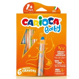 Carioca 6'lı Ahşap Boya Kalemleri