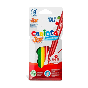 Carioca 6'lı Joy Yıkanabilir Keçeli Boya Kalemi