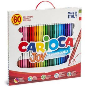 Carioca 8003511410155 41015 60'lı Joy Süper Yıkanabilir Keçeli Boya Kalemi