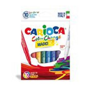 Carioca 9 + 1 Renk Değiştirici Beyaz Sihirli Keçeli Kalem