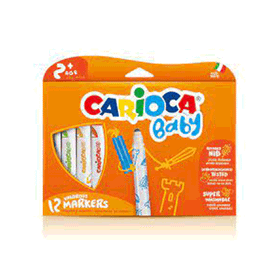 Carioca Baby Jumbo 12'li Yıkanabilir Keçeli Boya Kalemi