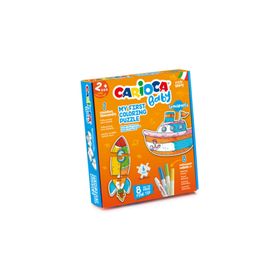 Carioca Boyanabilir Taşıtlar Bebek Puzzle