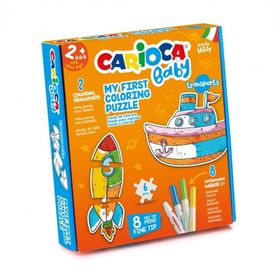 Carioca Boyanabilir Taşıtlar Bebek Yapboz