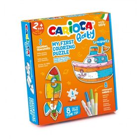 Carioca Boyanabilir Taşıtlar Bebek Yapboz