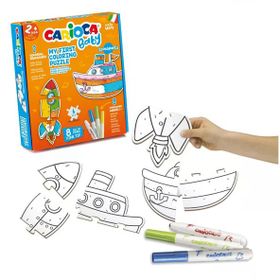 Carioca Boyanabilir Taşıtlar Bebek Yapboz