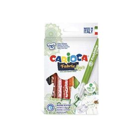 Carioca Fabric Liner 10 Renk Kumaş Boya Kalemi