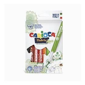 Carioca Fabric Liner 10 Renk Kumaş Boya Kalemi