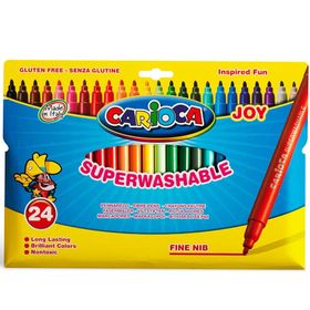 Carioca Joy Süper Yikanabilir 24'lü Keçeli Boya Kalemi