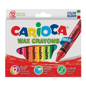 Carioca Jumbo 12'li Elleri Kirletmeyen Pastel Boya Kalemi