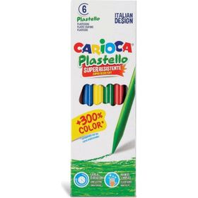 Carioca Jumbo 6'lı Üçgen Elleri Kirletmeyen Yıkanabilir Pastel Boya Kalemi