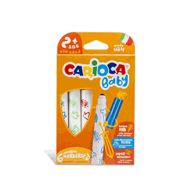 Carioca Jumbo Bebek Süper Yıkanabilir 6'lı Keçe Uçlu Kalem
