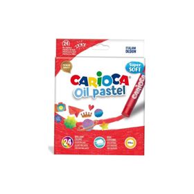 Carioca Jumbo Yıkanabilir 24'lü Pastel Boya Kalemi