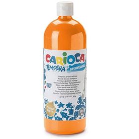 Carioca KO030-05 1000 ml Plastik Şişede Portakal Rengi Tempera Boya