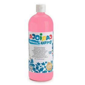 Carioca KO030-09 Tempera Pembe 1000 ml Süper Yıkanabilir Guaj Boya