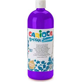 Carioca KO030-19 1000 ml Plastik Şişede Mor Tempera Boya