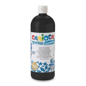 Carioca KO030-24 1000 ml Plastik Şişede Siyah Tempera Boya