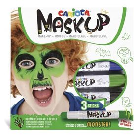 Carioca Mask Up 3 Renk Canavarlar Yüz Boyası