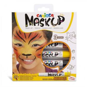 Carioca Maskup 3'lü Animals Yüz Boyası