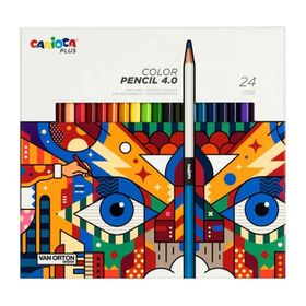 Carioca Plus 4 0 24'lü Kuru Boya Kalemi