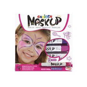 Carioca Prenses Set 6 gr 3'lü Mask Up Yüz Boyası Seti
