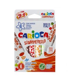 Carioca Stamperello Mühürlü 6'lı Keçeli Boya Kalemi