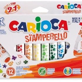 Carioca Stamperello Yıkanabilir 12 Keçeli Boya Kalemi