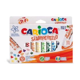 Carioca Stamperello Yıkanabilir 12 Keçeli Boya Kalemi