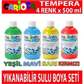 Carioca Tempera 4x500 ml Yıkanabilir Sulu Boya Seti