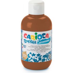 Carioca Tempera Kahverengi 250 ml Süper Yıkanabilir Parmak Boya