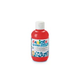 Carioca Tempera Kırmızı 250 ml Parmak Boya