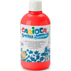 Carioca Tempera Kırmızı 250 ml Süper Yıkanabilir Parmak Boya