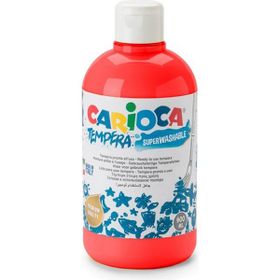 Carioca Tempera Kırmızı 250 ml Süper Yıkanabilir Parmak Boya