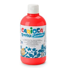 Carioca Tempera Kırmızı 250 ml Süper Yıkanabilir Parmak Boya
