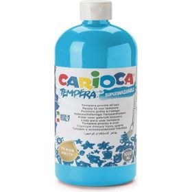 Carioca Tempera Mavi 1000 ml Süper Yıkanabilir Parmak Boya